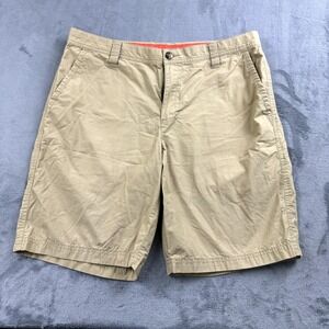 Columbia Mens Shorts Size 34 Chino Tan 9" Performance Utility Outdoor Classic